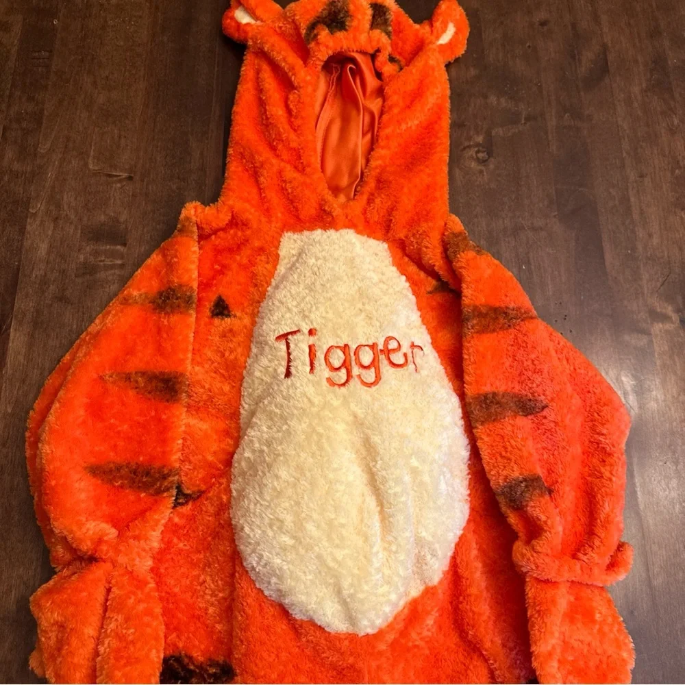 VTG Disney Store Tigger Winnie Pooh Kids Costume XXS Dress‎ Up Halloween - Picture 2 of 14